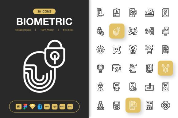 Biometric Icons: Graphics for Modern Branding
