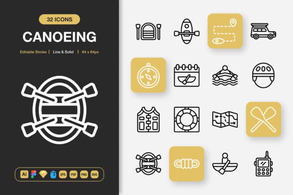 Canoeing Icons Review