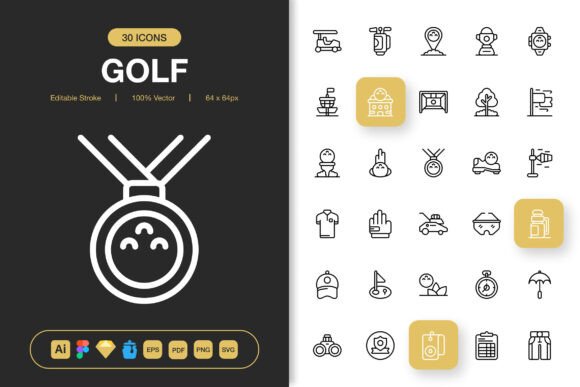 Golf Icon Pack Review: A Designer’s Take on Real-World Embroidery Use