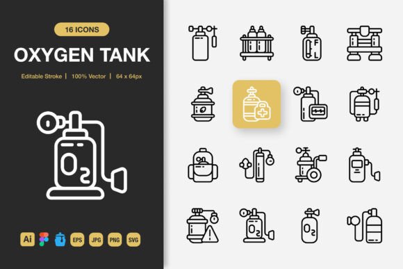 Oxygen Tank Outline Icons: A Designer’s Real-World Review