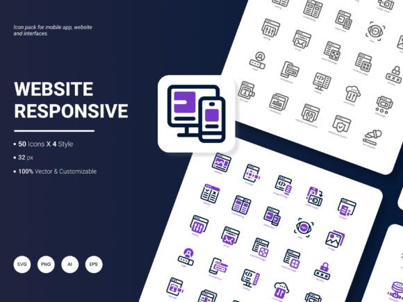 Website Responsive Icon Pack